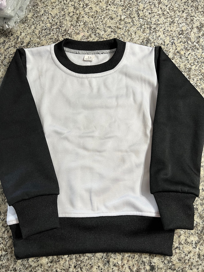 Toddler Kids Sweatshirts 100 Polyester Sublimation Blank Etsy