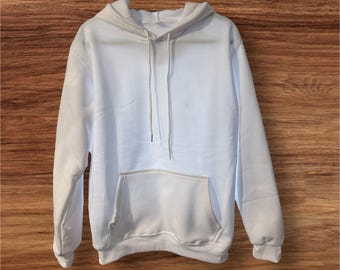 Adult Sublimation hoodie sweatshirts htv screenprint blank thin size up one size