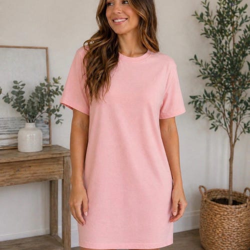 blank t shirt dress Black Side Tie T-Shirt Maxi Dress BLANK
