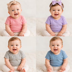 INFANT blank sublimation shirts 100% polyester cotton feel short sleeve baby tshirt