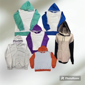ADULT unisex sweatshirts 100% polyester sublimation blank white sweatshirt hoodie
