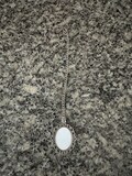 Metal charm memorial clip
