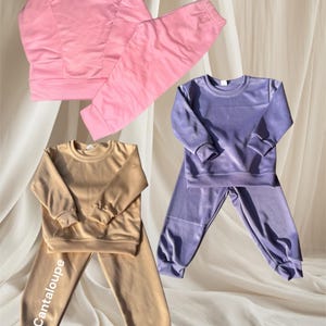 Baby toddler crewneck Gray Sublimation polyester sweatsuit fleece sweatshirt and sweatpants toddler kids baby set outfit