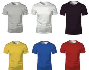 ADULT tshirt unisex blank sublimation shirts 100% polyester cotton feel short sleeve
