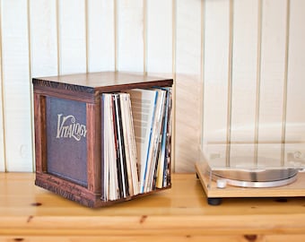 Schallplattenhalter. Display oder Ständer für Schallplatten