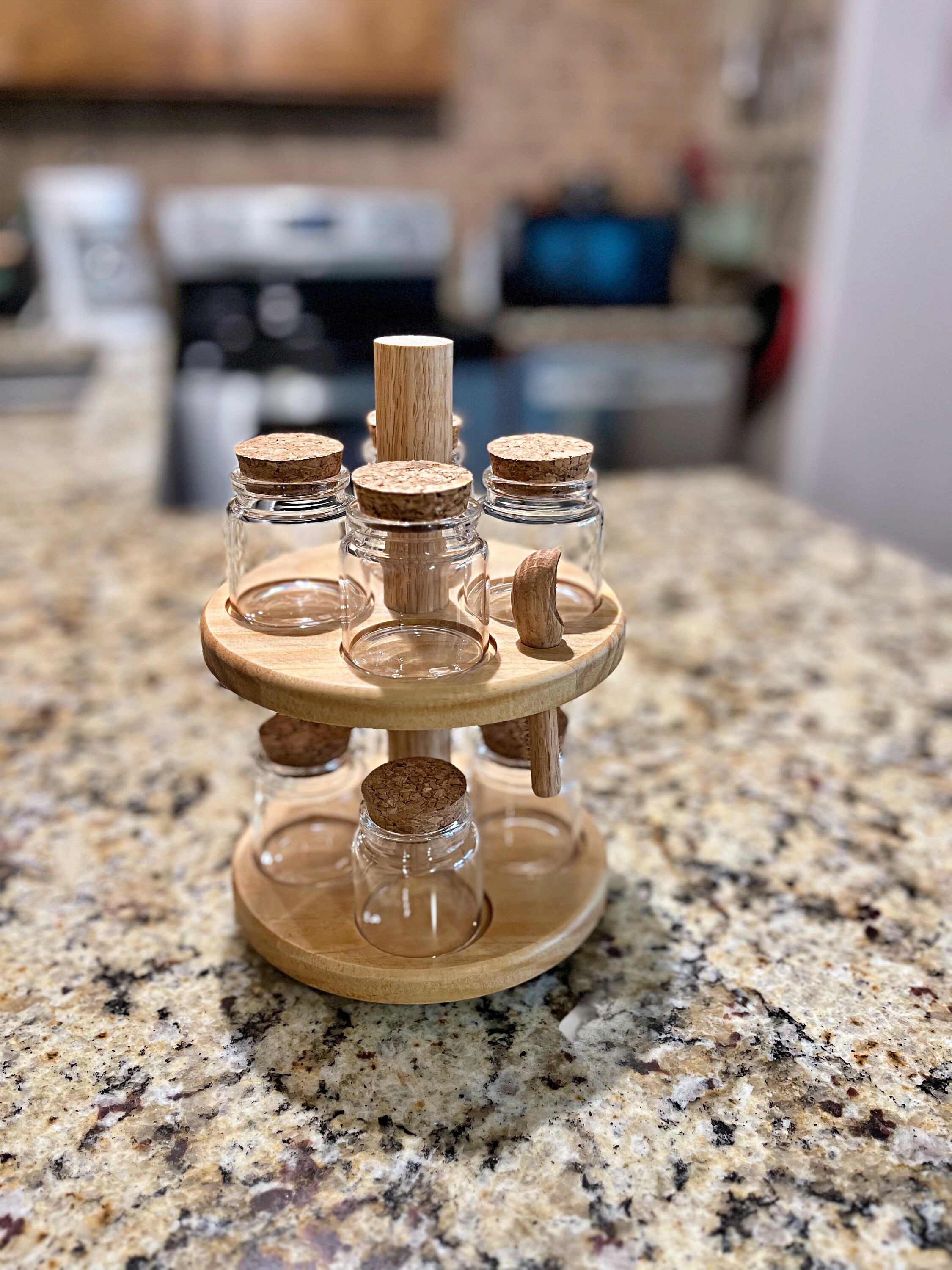 Spice Rack Carousel - Countertop Spice Rack - Spice Rack Organizer - Etsy