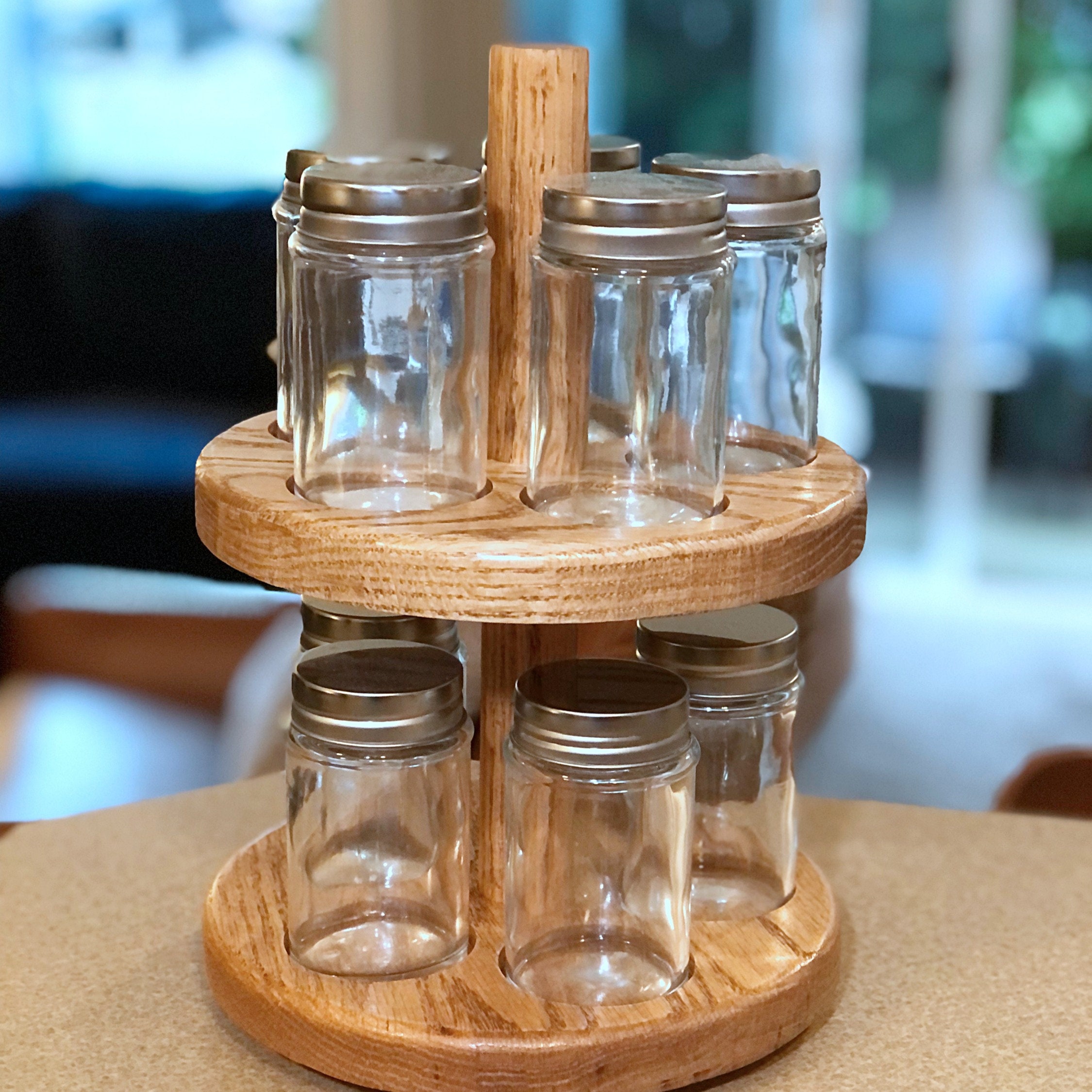 Spice Rack Carousel Countertop Spice Rack Spice Rack Organizer - Etsy