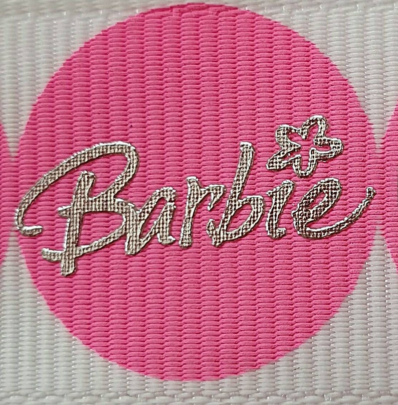 Barbie ribbon. 2.5cm Bow’sDIYhair ties.Kendolls Bows | Etsy