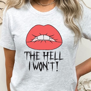 Femme sauvage Svg, Svg chemise drôle, femme confiante Svg, Svg chemise rebelle, blasphèmes, Svg tasse sarcastique, L'enfer que je ne ferai pas, Snarky Svg