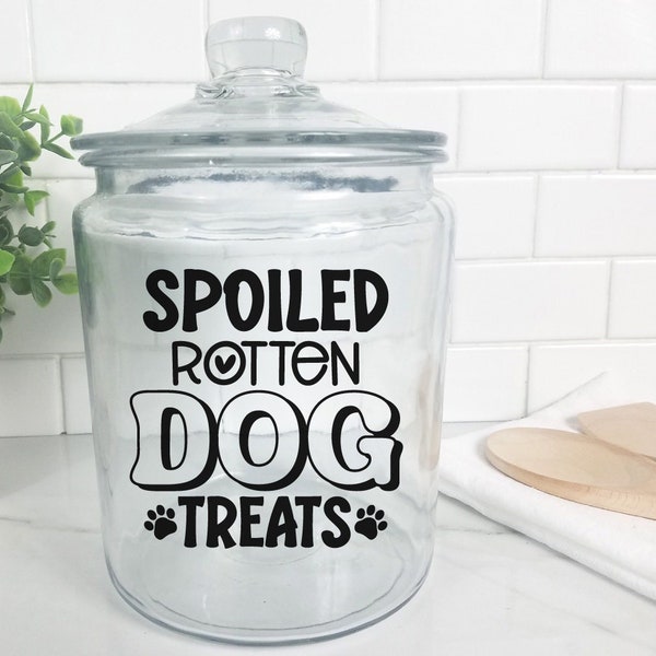 Dog Treat Jar Etsy