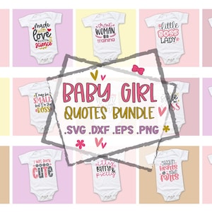 Bambina Svg, Bambina appena nata Svg, Bambina piccola Svg, Pacchetto citazioni bambina, Pacchetto Svg bambino, Bambino carino Svg, Neonato Svg, Maglietta bambino Svg