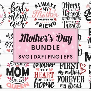 Mother's Day SVG Bundle Mom Sayings Svg Motherhood - Etsy