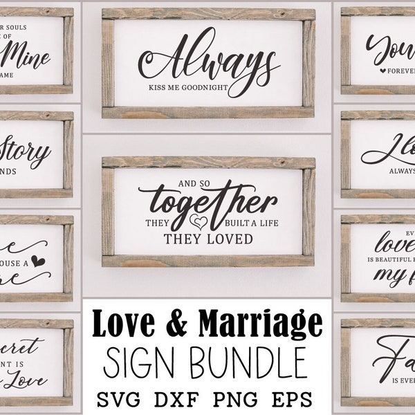 Marriage Quote Svg, Love Sign Svg, Wedding Saying Svg, Bedroom Sign Svg, Romantic Svg, Husband & Wife Svg, Family Saying, Love Couple Svg