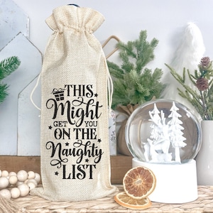 Torba na wino świąteczne Svg, Torba na prezent z winem Svg, Humor winiarski Svg, Wino świąteczne Svg, Picie Svg, Prezent dla miłośnika wina Svg, Svg świąteczny, Napój Svg