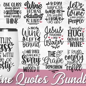Ensemble vin Svg, Svg citations sur le vin, dictons vin Svg, Svg verre à vin, Svg gobelet à vin, fichiers vin coupés, boire devis Svg, Svg vin drôle