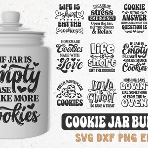 Snacks jar with funny quotes. All glass 1/2 gallon container includes  wrapped snacks