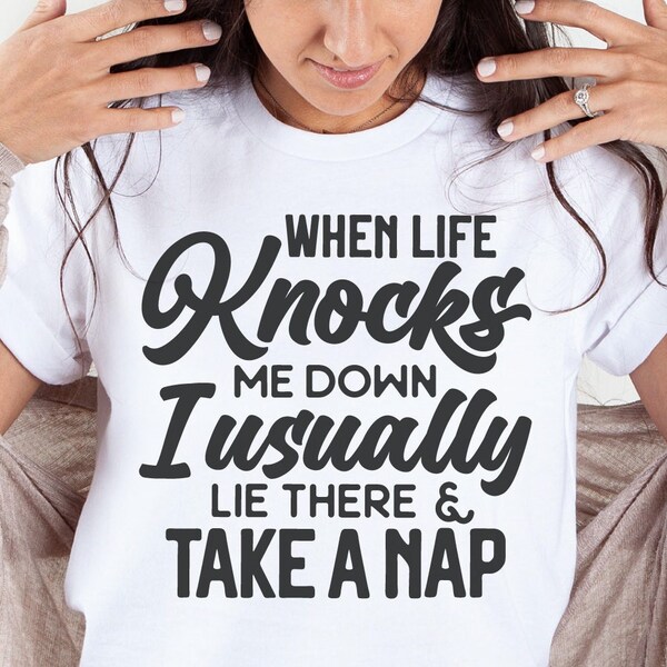 When Life Knocks Svg Etsy
