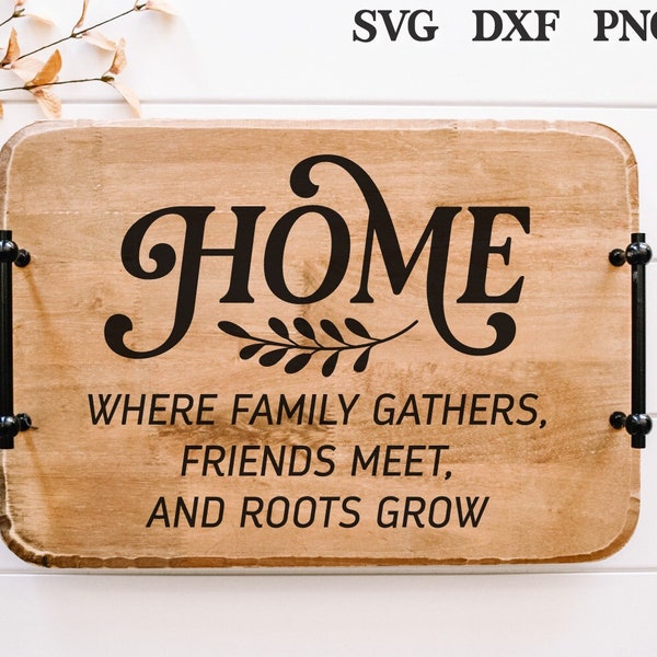 Serving Tray Svg, Noodle Board Svg, Family Quote Svg, Cutting Board Saying Svg, Kitchen Sign Svg, Food Tray Svg, Home Quote, Lazy Susan Svg