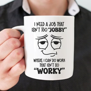 Drôle de tasse de travail SVG, humour de bureau disant SVG, employé SVG, collègue Mug SVG, collègue SVG, travail disant SVG, citation sarcastique SVG, slogans SVG