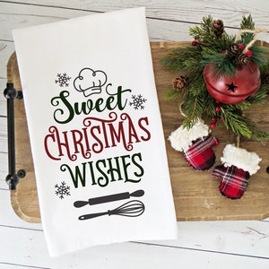 Navidad Cocina Toalla Svg, Vintage Navidad Svg, Vacaciones de Invierno Té Toalla Svg, Deseos de Navidad Svg, Plato Toalla Svg, Cotizaciones de Invierno Svg