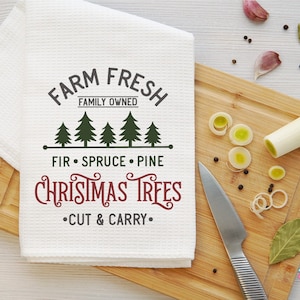 Christmas Dish Towel Sublimation Graphic by SVG Story · Creative Fabrica