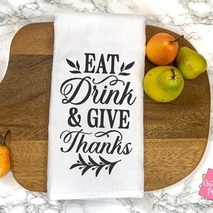 Geschirrtuch Sprüche, Thanksgiving SVG, Küchensegen, Herbst Küche Zeichen, Schneidebrett SVG, Dankeschön, Geschirrtuch, Topflappen svg