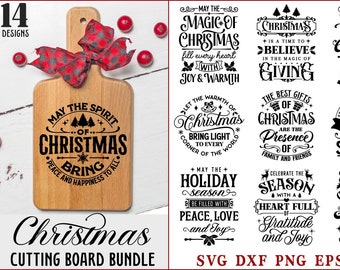 Christmas Cutting Board Svg, Christmas Dish Towel Svg, Christmas Kitchen Saying, Christmas Sign Svg, Holiday Charcuterie Svg, Festive Quotes