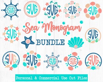 Download Summer Monogram Svg Etsy