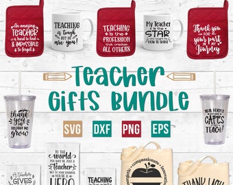 Download Teacher Thank You Oven Mitt Designs Teacher SVG and Cut | Etsy