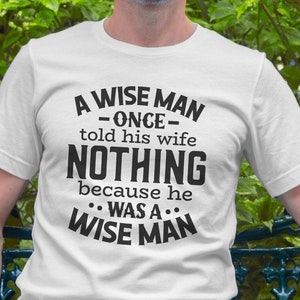 Funny man shirt SVG, huwelijk humor SVG, sarcastische vrouw zeggen SVG, paar SVG, echtgenoot citaat SVG, trendy mannen shirt SVG, mannen koffiemok SVG