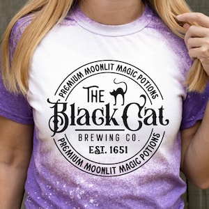 Lustiges Halloween-Shirt, Hexe-Kaffeetasse-Zitat, schwarze Katze, Hexe, Hexe, Hexe, Hexe, Hexe, Hexe, Hexe, Hexe, Hexe, Hexentasse, Hexe