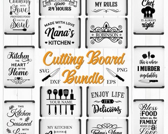 Cutting Board Svg Etsy