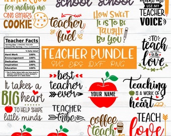 Download Teacher appreciation svg | Etsy