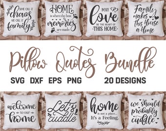 Download Pillow Svg Quotes Etsy
