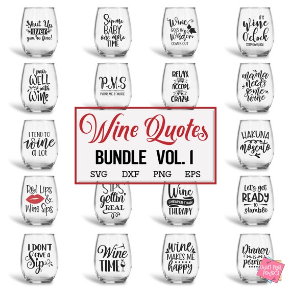 Download Wine Bundle Svg Wine Svg Wine Sayings Svg Wine Glass Svg Etsy