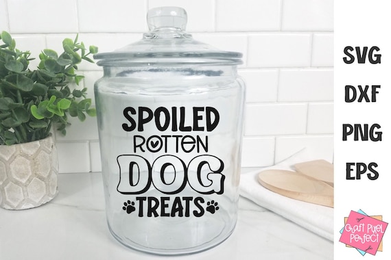 Funny dog treat clearance jar