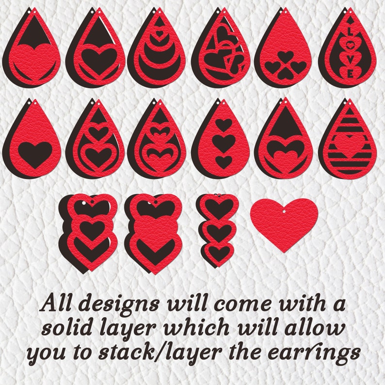 Download Valentine Earrings Svg Heart Earrings Svg Earrings Cut ...