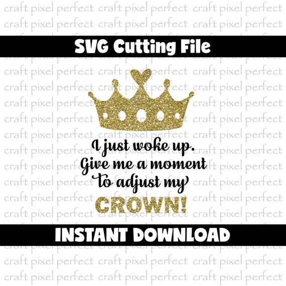Download Girl Svg Designs Funny Baby Sayings Svg I Just Woke Up Give Etsy