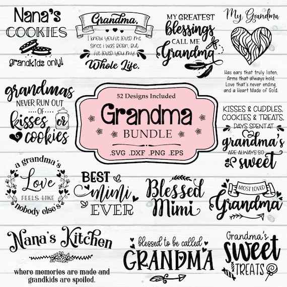 Download Grandmother Svg Bundle Mimi Svg Grandma Quote Svg Grandma ...