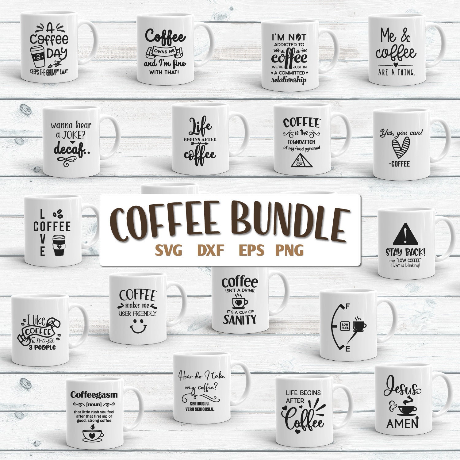 Download Coffee Svg Bundle Coffee Mug Svg Mug Svg Coffee Saying Svg Etsy