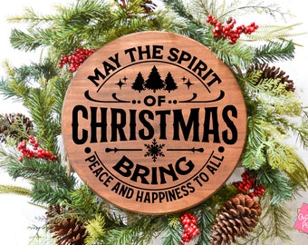 Christmas Board Svg, Christmas Tea Towel Svg, Holiday Charcuterie Svg, Winter Svg, Festive Quote Svg, Christmas Sign Svg, Food Tray Svg