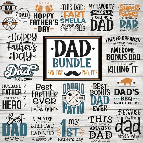 Download Dad Svg Bundle Father S Day Svg Step Dad Svg Bonus Dad Etsy