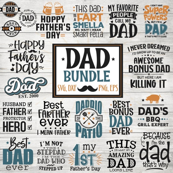 Download Dad Svg Bundle Father S Day Svg Step Dad Svg Bonus Dad Etsy