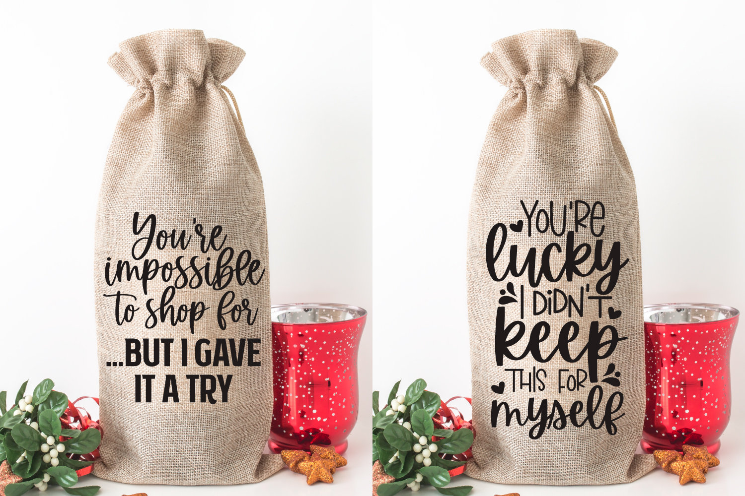 Funny Gift Bag Quotes Wine Bag Svg Bundle Gift Tag Sayings Etsy
