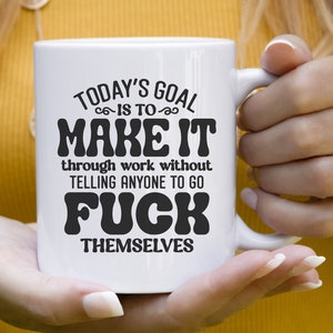 Taza De Café Profanity Good Morning Fuckers Let The Bullshit Begin Funny Swear Words Quirky De 11 O 15 Onzas, Taza De Té Inapropiada De Cerámica Negra Para Hombres O Mujeres
