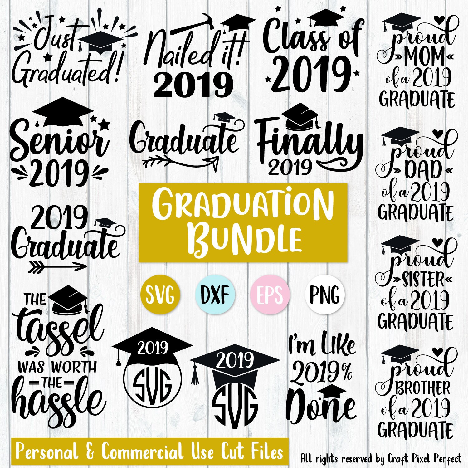 Download 2019 Graduation Svg Graduation Svg Bundle 2019 Graduate ...