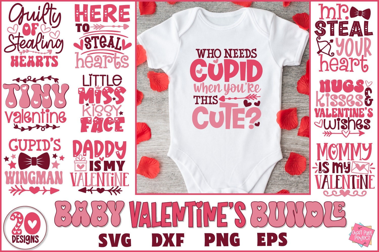 Happy Valentine's Day Onesie® Cute Heart Onesie® Gift for Valentine's Day 