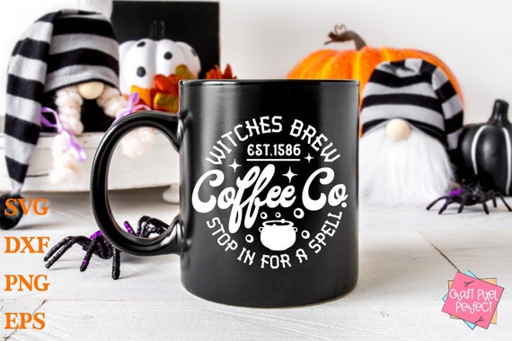 Witch Mug Quote Svg, Halloween Mom Shirt Svg, Funny Witch Saying Svg, Witches Brew Coffee, Witchcraft Svg, Witch Tote Bag Svg, Cauldron Svg