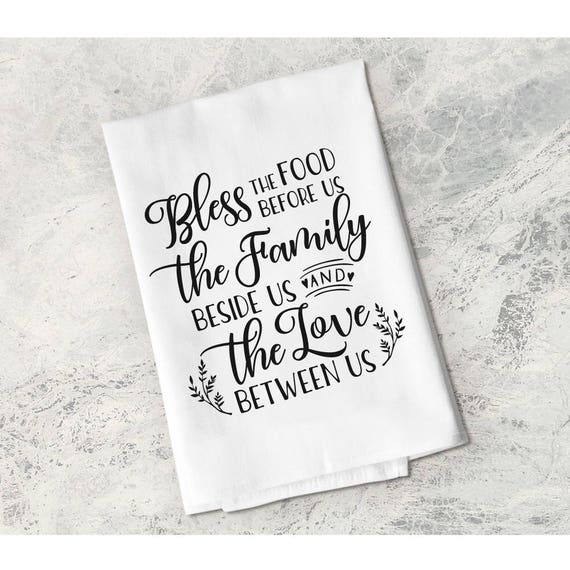 Bless The Food Svg Kitchen Quotes Svg Dinner Blessing Svg Etsy