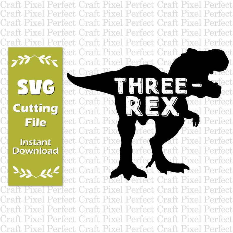 Download Three-Rex Svg Dinosaur Svg Three Year Old Svg Boy Three | Etsy